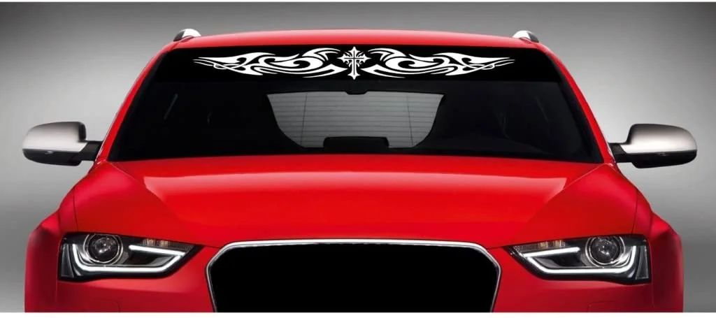 

Виниловая наклейка на лобовое стекло для Noizy Graphics 40x4, крест #1