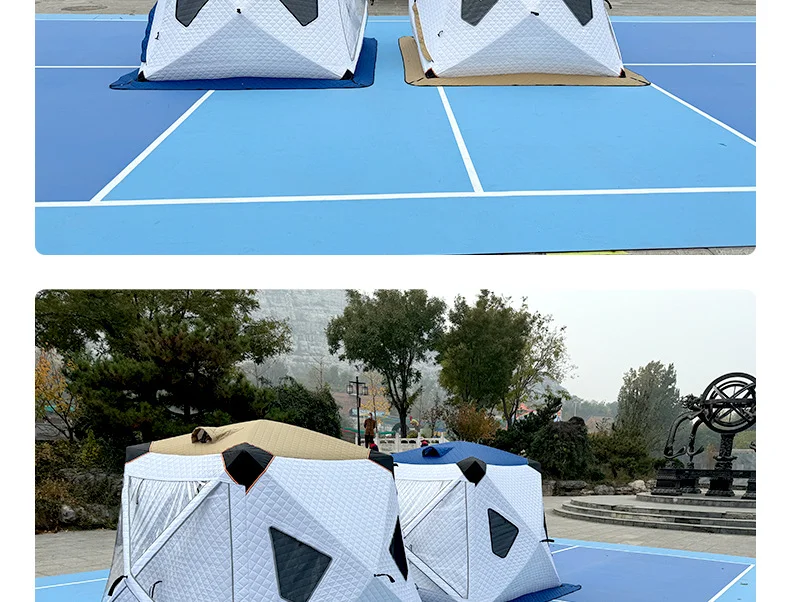 Powerful Ice Fishing Tent With Wood Stove For All Day Warmth