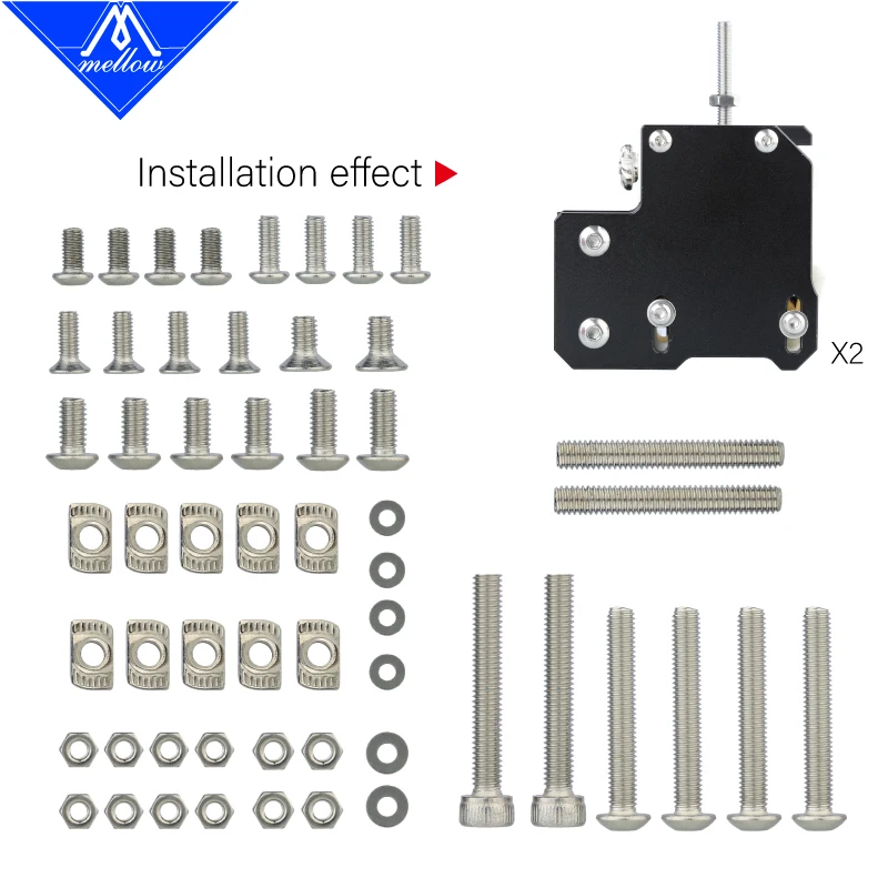 Impressora 3d de Alumínio Suave Vzbot Vz235 235 com Montagem do Motor e Eixo y Kit com Parafusos de Titânio - Imagem 2