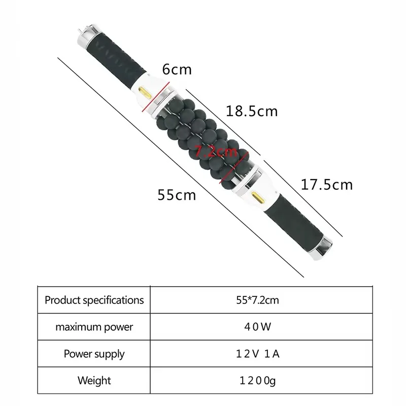 High Frequency Rolling Massage 40W Electric Roller For Muscle Body Relaxing Fitness Anti-Cellulite Slimming Machine For Women