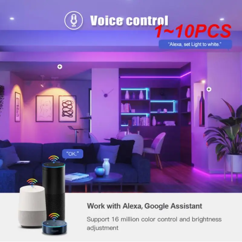 

Умная лампа E27 с поддержкой Wi-Fi, 1-10 шт.