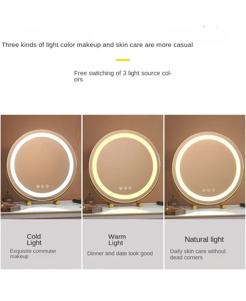 Selfie Cosmetic Table Led Decorative Mirror Round Vanity Dresser Decorative Mirror 20 Selfie Cosmetic Table Led Decorative Mirror Round Vanity Dresser Decorative Mirror