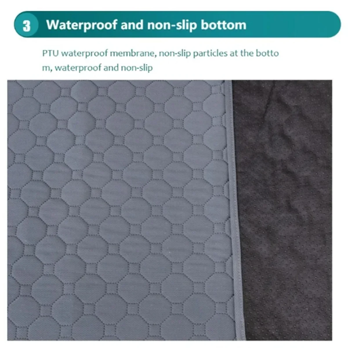 Winter Reusable Dog Pee Pad – Washable Waterproof Absorbent Training Mat for Dogs & Cats