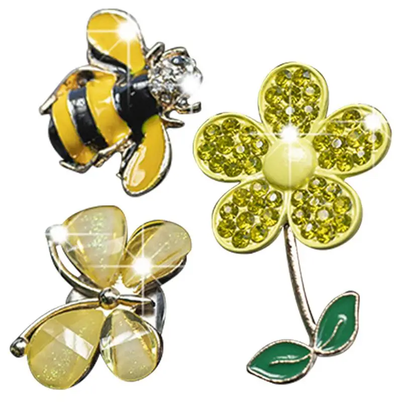

Air Freshener Flowers Car Clip Car 3pcs Flower Air Vent Clip Decoration Car Interior Decor Charm Car Diffuser Vent Clip Cute