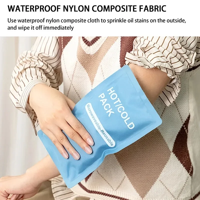 Ice Pack Reusable Gel Freezable Hot Cold Pack Ice Bag Professional Ice Bag Portable Outdoor Travel Cooler for Leg Knee Headache