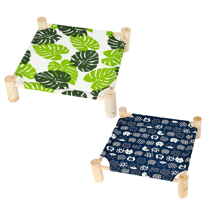 

Кровать для маленьких собак, кровать для кошек, деревянная охлаждающая уличная кровать для лета, кровать для кошек для домашних кошек