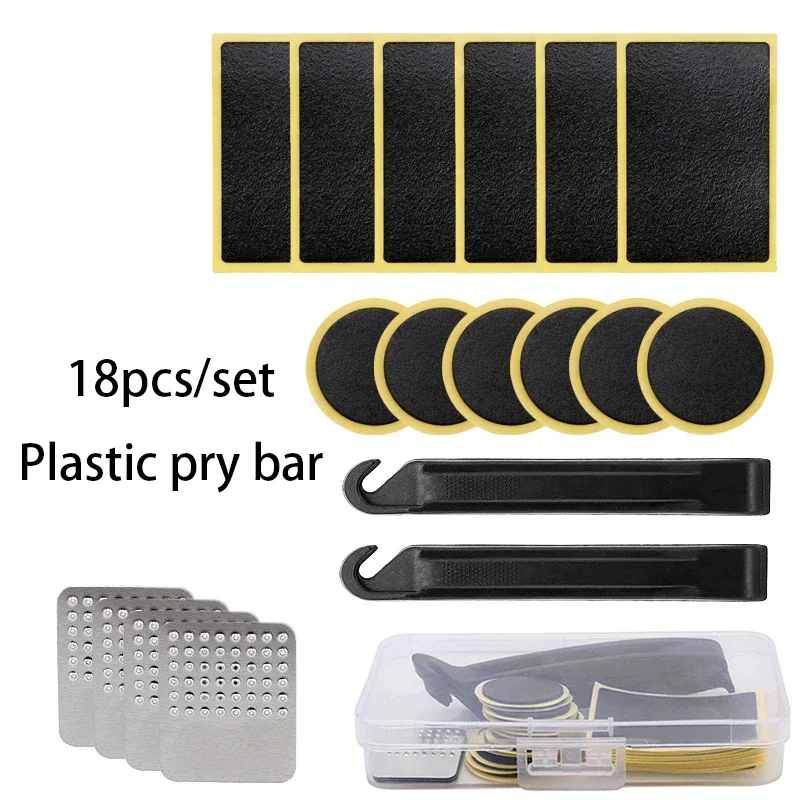 50/30/20/10PCS Bicycle Glue-free Tire Patches Tool Quick Repairing Tyre Protection Patch Adhesive Quick Drying Bike Accessories