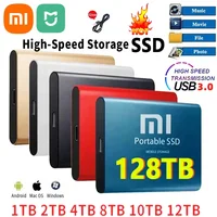 Xiaomi MIJIA 2024 New High-speed External Hard Drive 2TB 4TB 8TB USB3.1 SSD 2.5 Inch Portable SSD 16TB Hard Disk for Laptop PS4 1