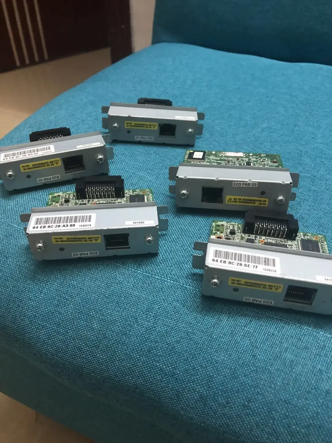 Used Ethernet port interface UB-E02 For Epson TM- T20ii T88IV T88V T82II U220 U330 U950 590 H6000