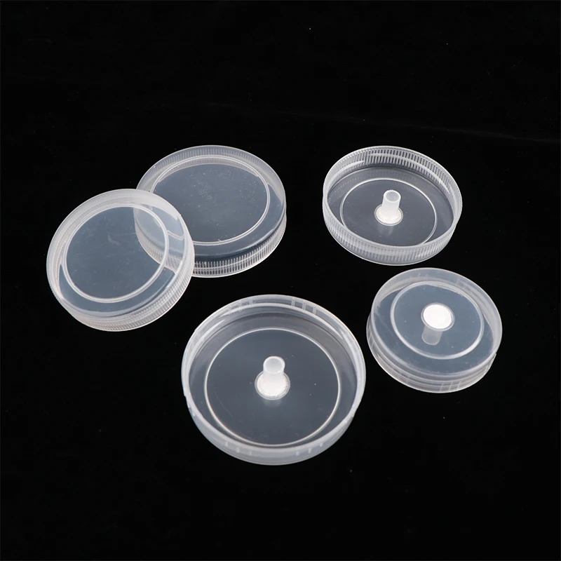 Tissue Culture Bottle Cap 10Pcs Diameter 53/63/70mm Tissue Culture Bottle Cap Resistant Fungus Bottle Airtight Cap Breathable Special Culture Caps