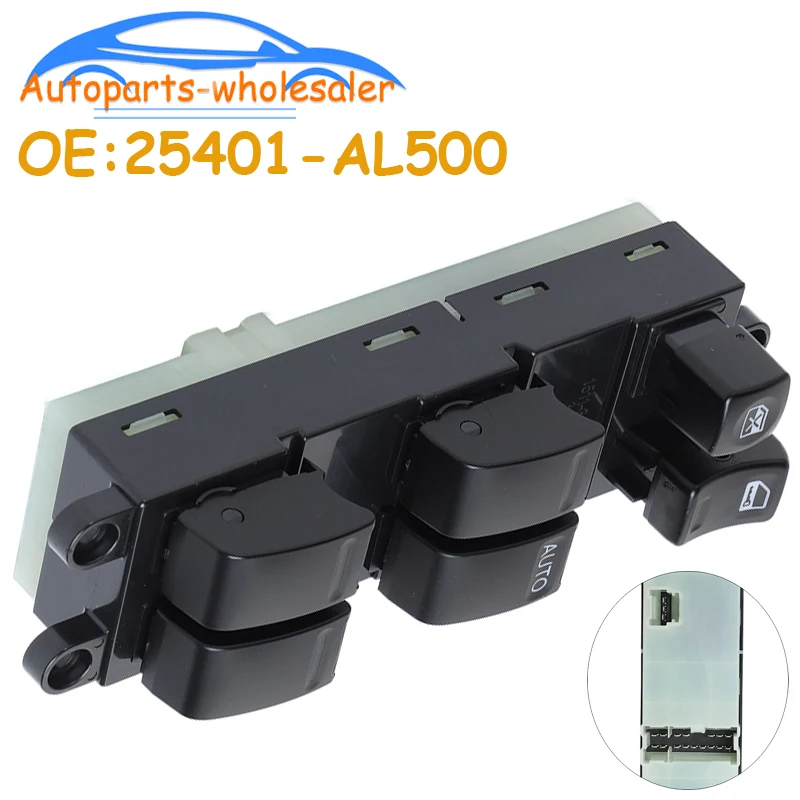 Power Master Window Switch RHD Nissan Navara D22