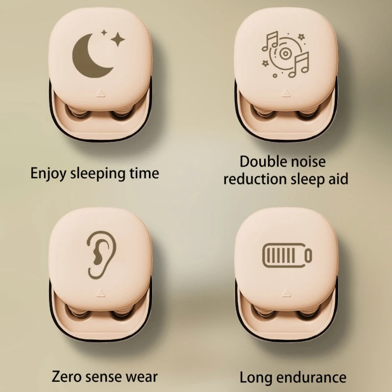 

BT Sleep Headphones Mini Wireless BT 5.2 Sleeping Earbuds Invisible Earphones with Portable Wireless Headset