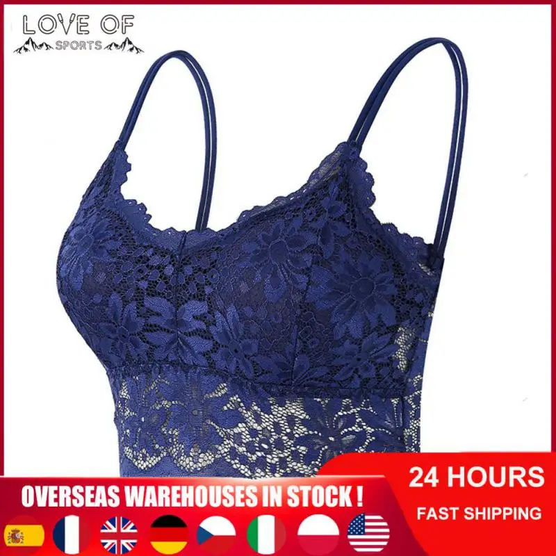 

1PCS Sexy Strapless Lace Crop Top Bra Summer Bandeau Bras Women Strapless Bra Comfort Wireless Padded Tank Top Bras Топик