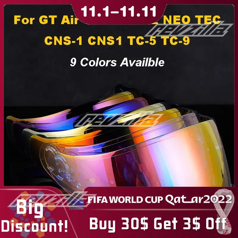 Casco Moto Visiera Lente Full Face Shield Lens Case Per Shoei Gt-Air Gt Air2 Neotec Cns-1 Cns1 Tc- 5 Visiera Shield