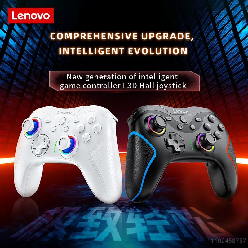 Lenovo S01 Wireless Bluetooth Gaming Controller for PC, Windows , Steam Deck, Raspberry Pi, Android Black Myth: Wukong GamePad 6