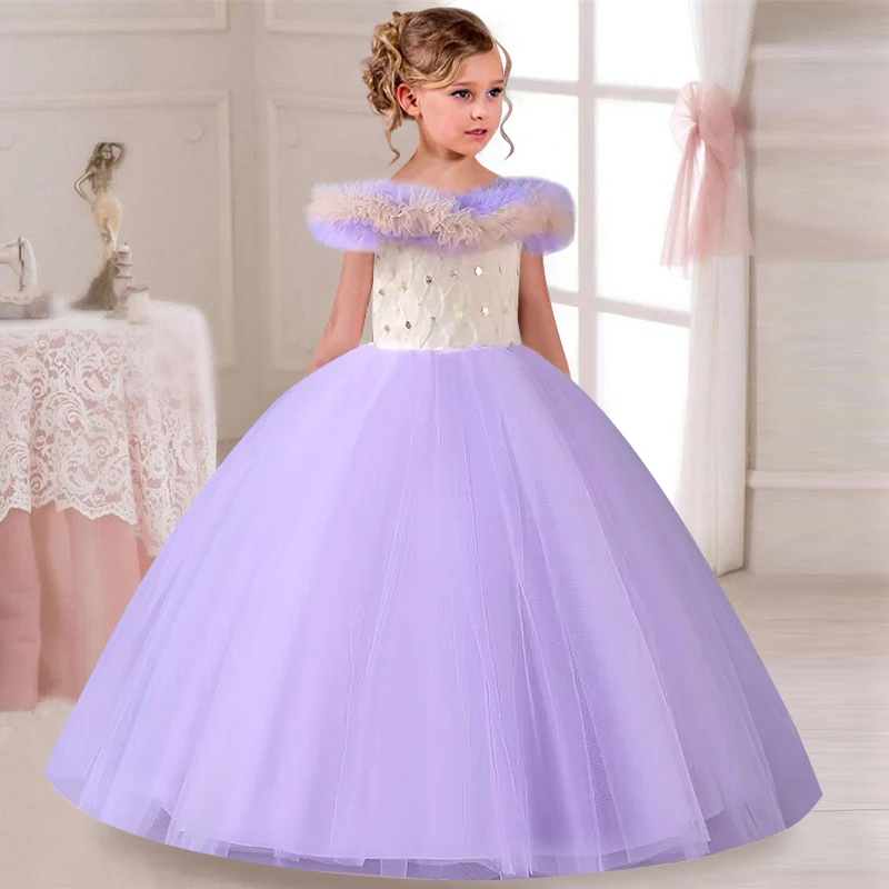 Floral Girls Backless Beautiful Dresses Age 12 13 14 Year Old Dresses  Children Elegant Graduation Ball Gowns Teen Fluffy Dress - AliExpress