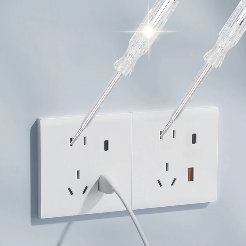 델리 전기 테스트 펜 원워드 비트 드라이버 비접촉 유도 지능형 전압 표시등 테스터 펜 도구