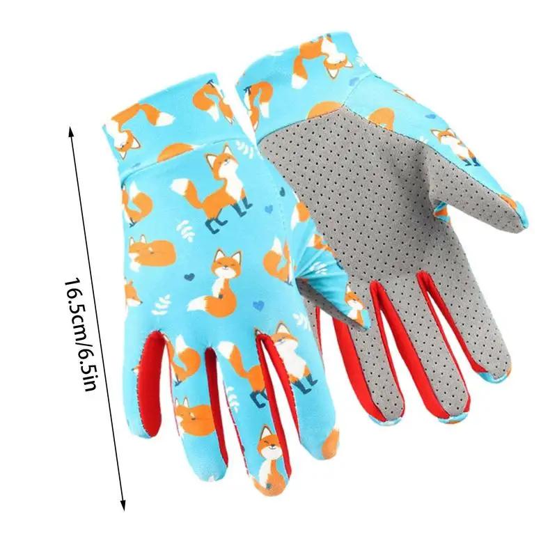 Kids Silk Gloves Non-slip Driving Gloves Kids Antiskid Gloves Sunproof For Outdoor Sports Running Cycling 6