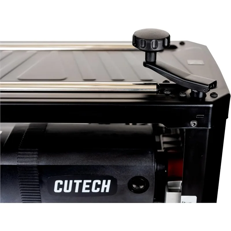 40800H 13-Inch Spiral Cutterhead Benchtop Planer with 26 Tungsten Carbide Inserts, 2-Speed Feed Rate, Snipe Minimizer 4
