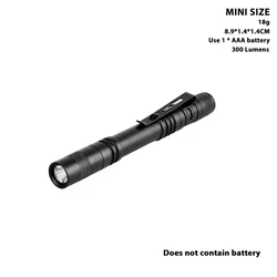 Compact Ultra Bright LED Flashlight - Portable Pen Light for Medical and Outdoor Use (10pcs)