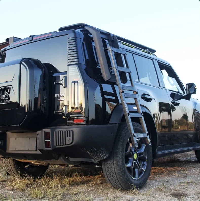 JETOUR T2 TRAVELER Car Telescopic Side Ladder For Land Rover De-fender 90 110 Folding Roof Ladder