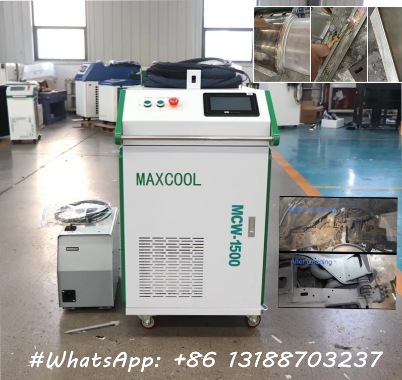 

Maxcool Portable Rust Remover 3in1 Multifunctional Laser Cleaning/Welding/Cutting Machine JPT Powerful Laser Metal Welder