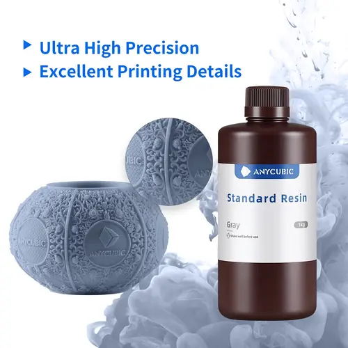 ANYCUBIC 1kg/10kg Liquid Photopolymer Standard Resin 405nm UV Resin For 3D Printer LCD Printing Resin Material For Photon Mono - Image 5