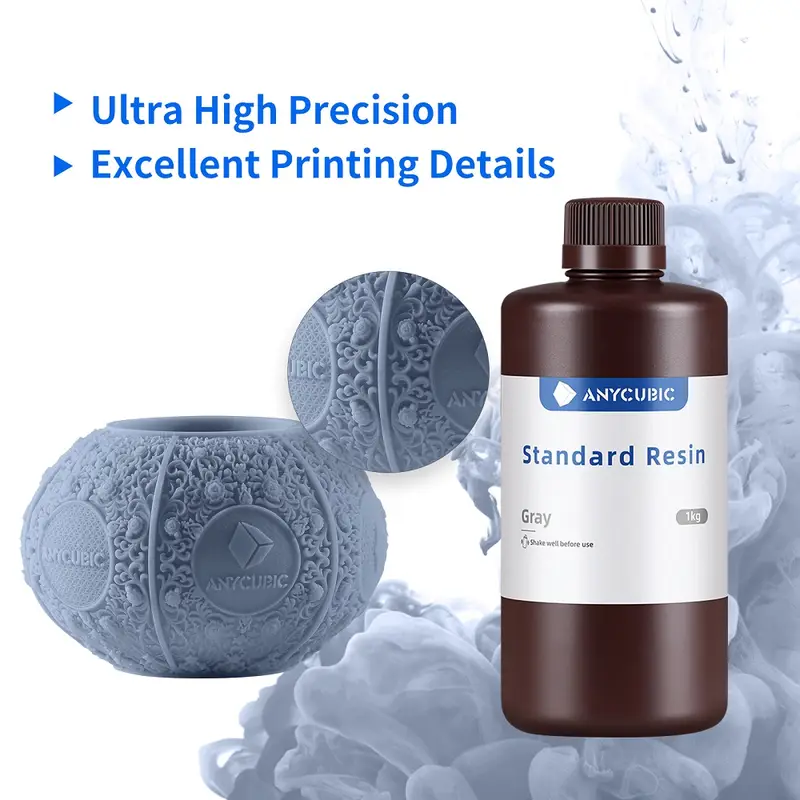 ANYCUBIC 1kg/10kg Liquid Photopolymer Standard Resin 405nm UV Resin For 3D Printer LCD Printing Resin Material For Photon Mono - Image 5