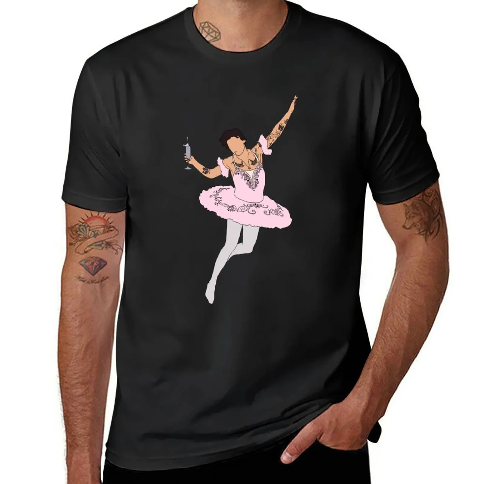 

New Pink Ballet T-Shirt cute clothes animal print shirt for boys mens champion t shirts