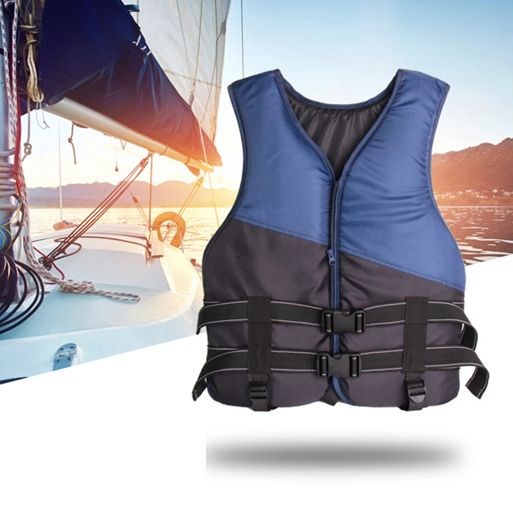 

Portable Adult Life Jacket oxford Cloth Buoyancy Vest Water Sports Kayak Fishing Swimming Surfing Boating Safety Life Jacket