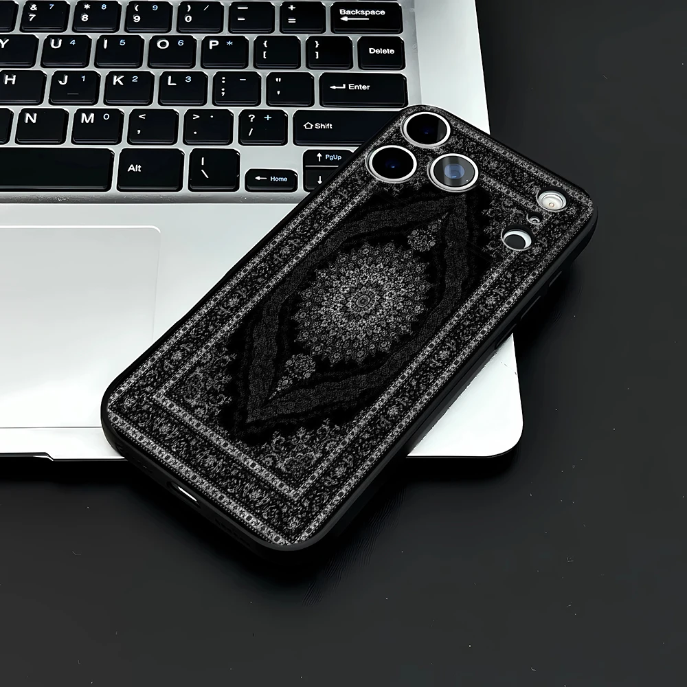 Vintage Persian Carpet Design Shockproof Silicone Phone Case