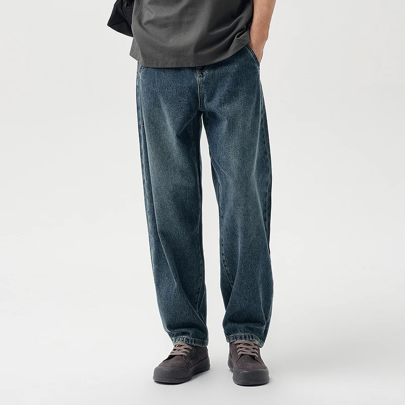Semir Jeans Men 2024 Spring New Fashionable Vintage Tapered Trousers 5