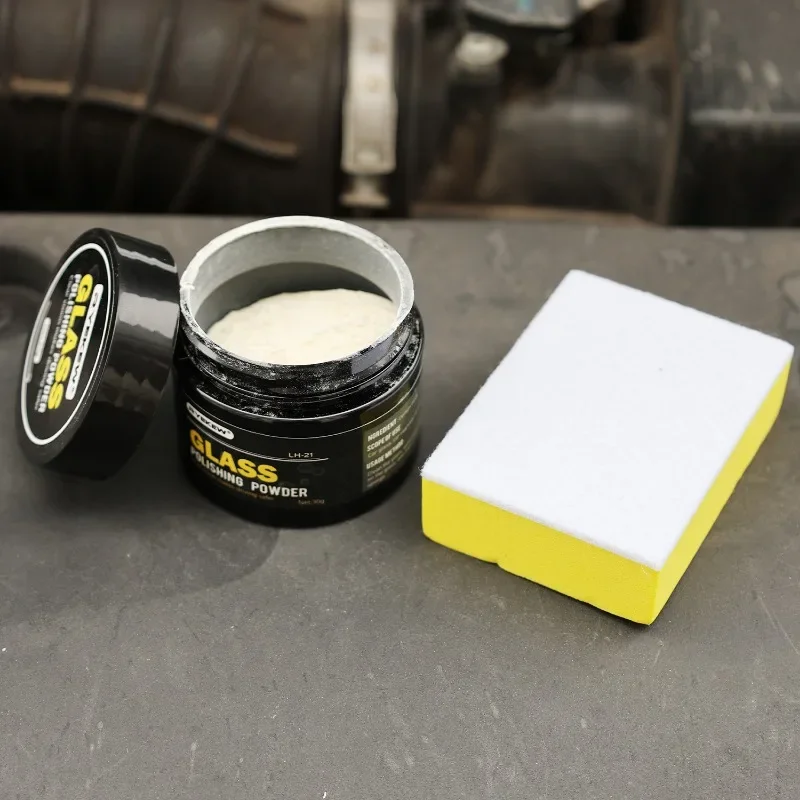 Glass Polishing Compound Powder Detergent Window Cleaner Glasses Scratch Remover Car Glass Cleaning Powder Safe Windshield