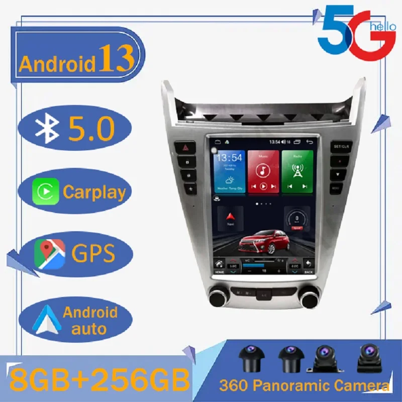 

Android 13 For Chevrolet Equinox Explorer 2009-2017 Car Radio Automotive Multimedia Tesla Screen Carplay Auto Bluetooth GPS 4G