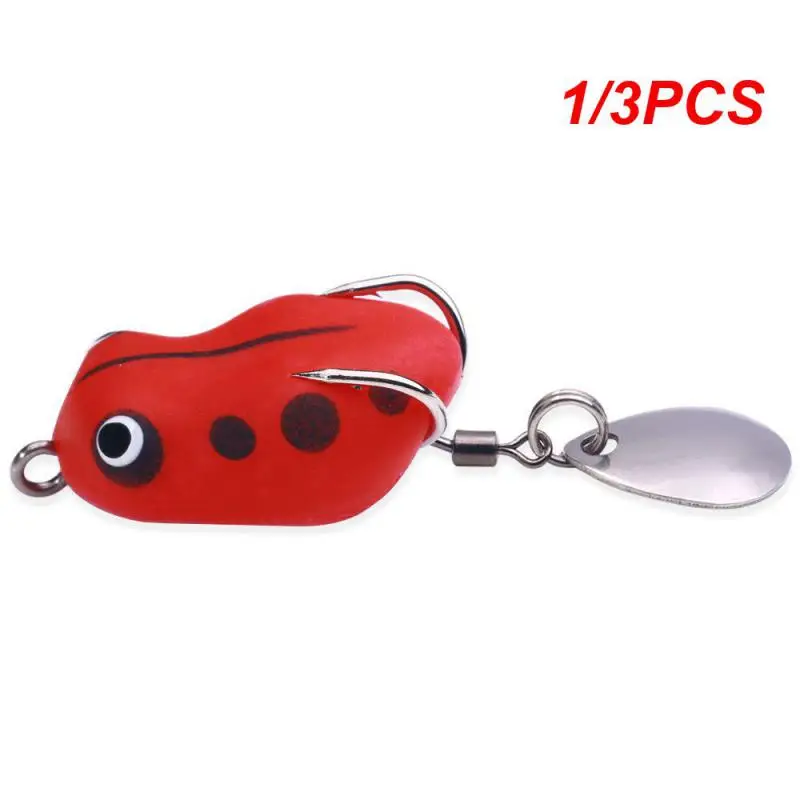 1/3Pcs Piccolo Pesce Nero Mini Thunder Frog Fake Luya Frog Fake Bait Thunder Frog Small