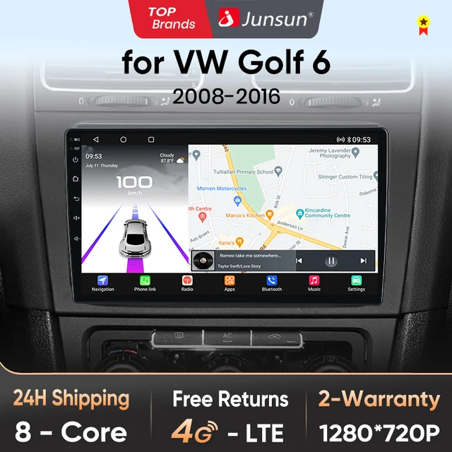 Android – auto radio za GOLF 6 (2008-2016). 1