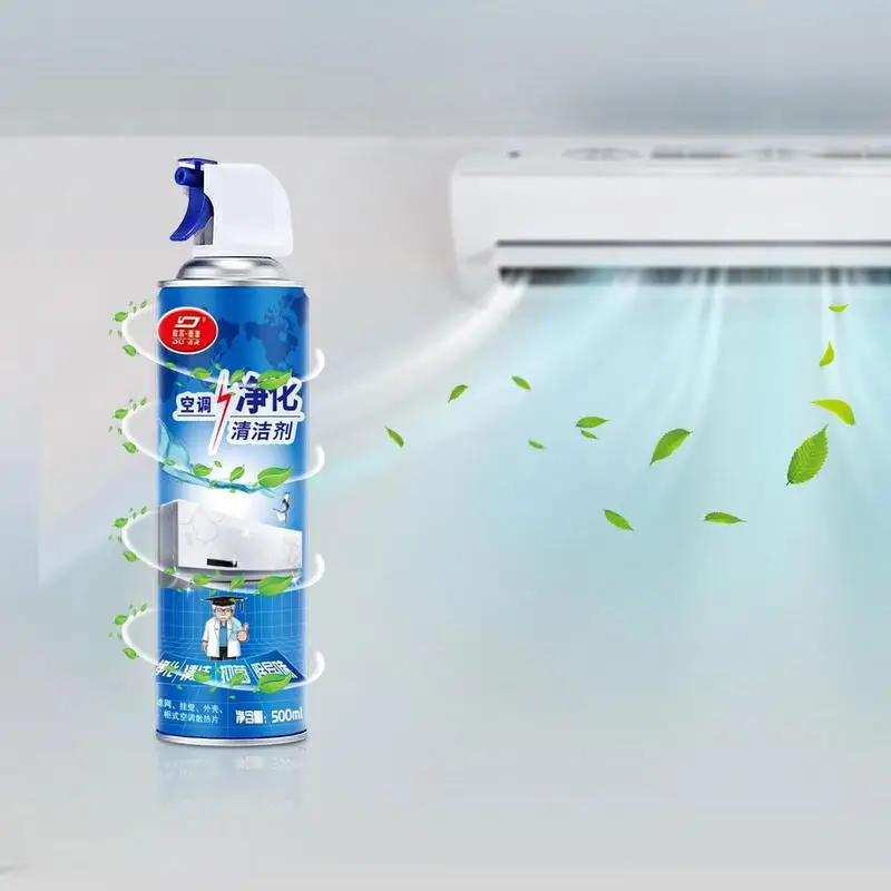 

Air Conditioner Cleaning Spray 500ml Multi Purpose AC Foam Cleaner For House & Car Foam Coil Spray Heavy Duty Detergent Cleaner