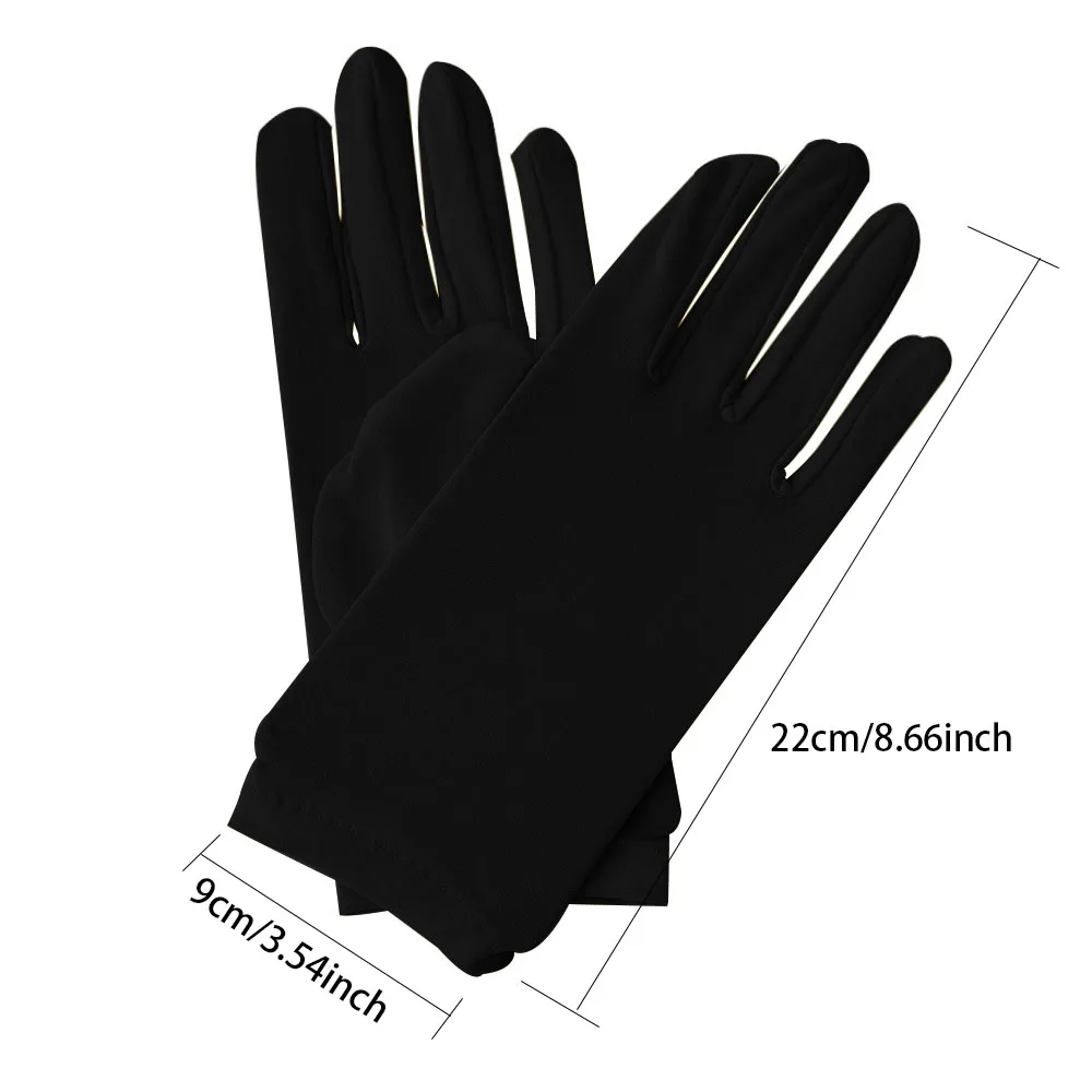Women Fashion Gloves for Spring Summer Sunscreen Female Thin Solid Color Ceremonial Performance Dance Breathable Driving Gloves - 6
