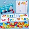 Wooden Toys  Educational toys Learning Activities Toy of Spell Learning English Alphabet  Preschool Fine Material,Christmas Gift 1
