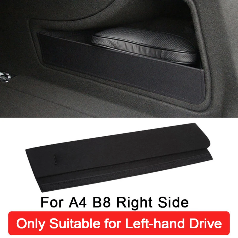Auto Kofferraum Seite Lagerung Organizer Board Kofferraum Aufbewahrung  platte Planke Zubehör für Audi A4 B8 B9 A3 8V Q3 8u Autozubehör - AliExpress