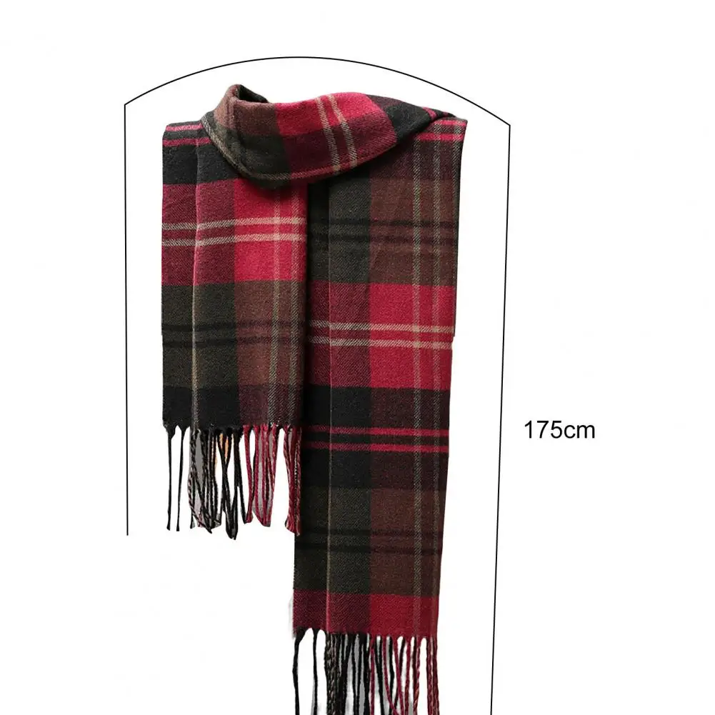 Zwembad Geurig Circulaire Classy Winter Sjaal Faux Kasjmier Lange Sjaal Klassieke Plaid Koude  Bestendig Fall Winter Warm Heren Sjaal| | - AliExpress