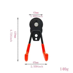 Heavy Duty Magnetic Utility Hooks for Tool and Storage Organization (43mm square hook)