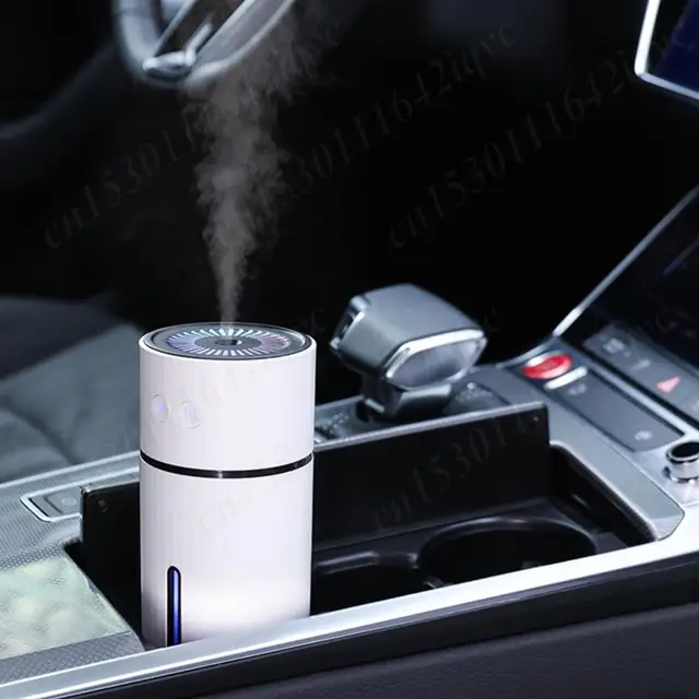 Wireless Air Humidifier Mini Rechargeable Aromatherapy Diffuser with Light Adjustable Angle Silent Desktop Cool Mist Humidifier 2