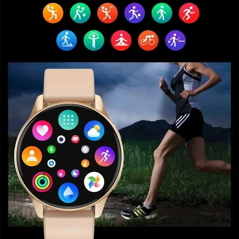 LIGE NFC Smart Watch Women Heart Rate Blood Pressure Monitoring Bluetooth Call Sport Waterproof Men Smartwatch For Android iOS 5
