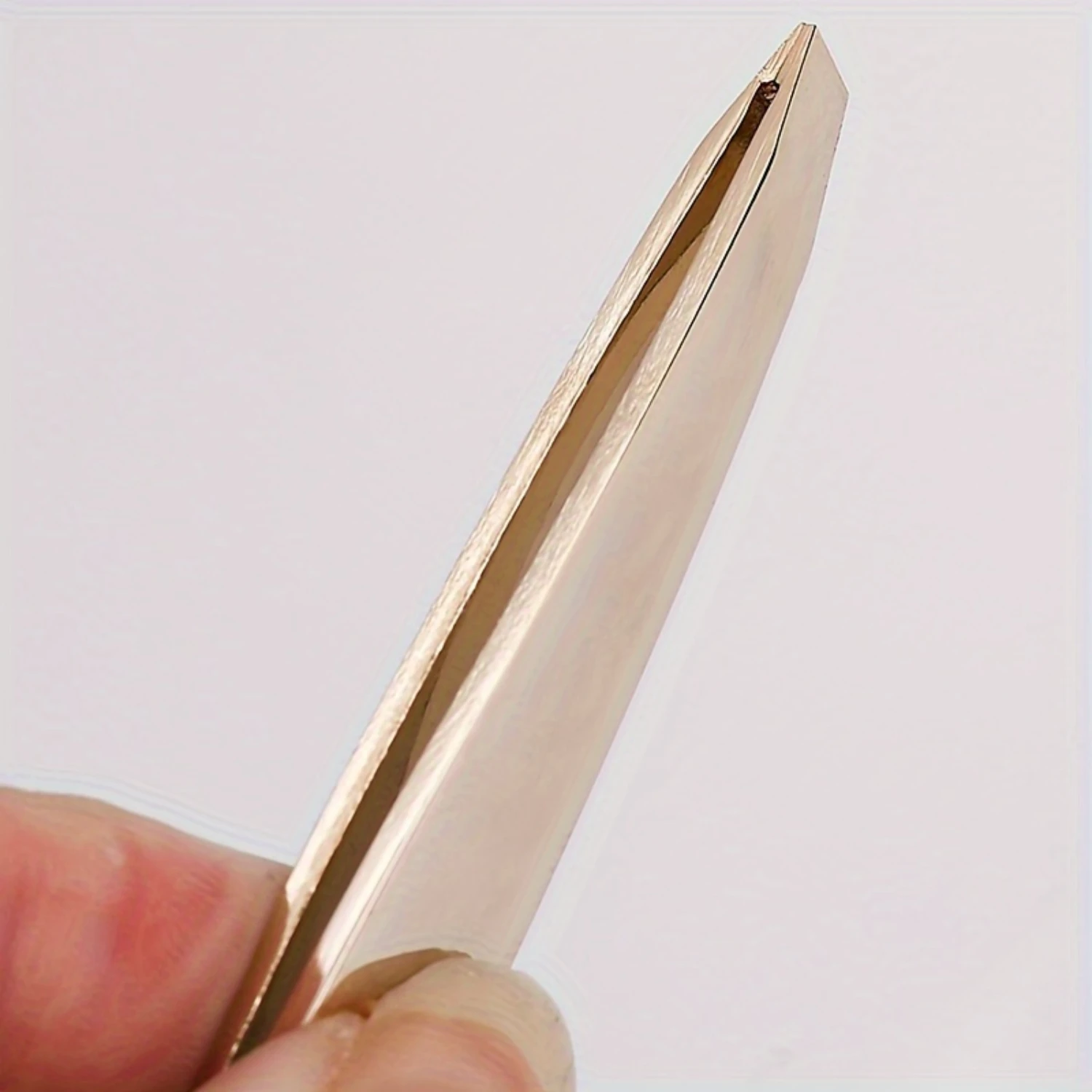 Stainless Steel Precision Tweezers-Dual-Ended, Slanted Tip For Eyebrows & Ingrown Hair Removal, Ideal For Men & Women Eyebrow