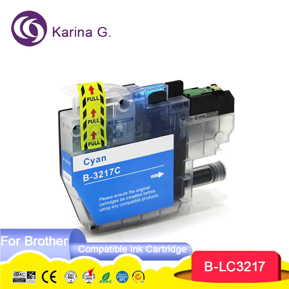 Compatible ink Cartridge for LC3217 for MFC-J5330DW/MFC-J5335DW/MFC-J5730DW/MF