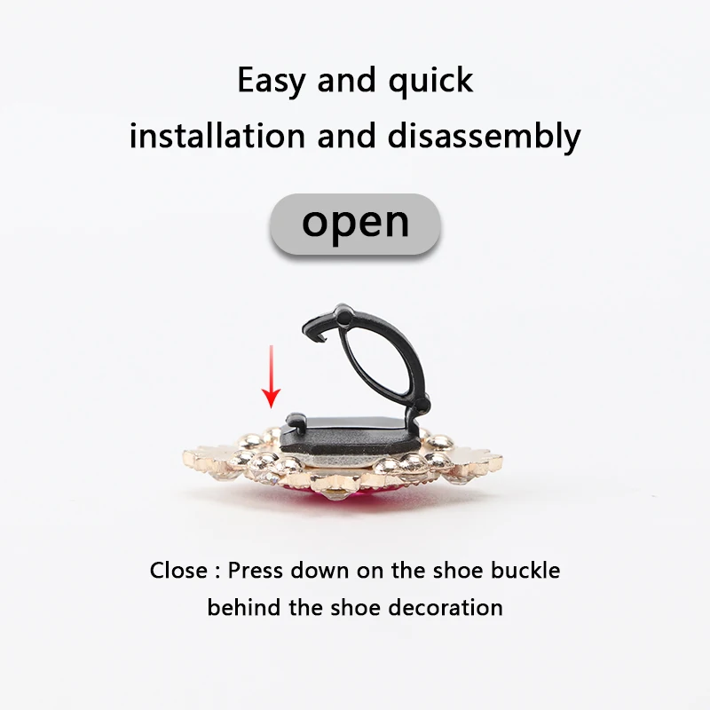 10 Clip Con Strass Per Lacci Scarpe - Decorazioni Per Sneakers E Scarpe Casual - Foto 13