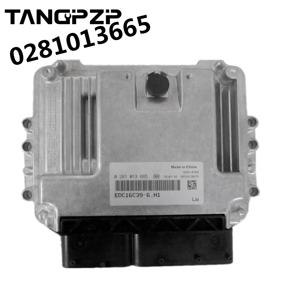 0281013665 Originale Nuova Scheda Computer Motore Ecu Edc16C39-6.H1 Per Jmc