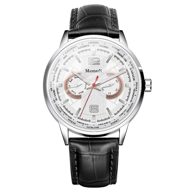 

Quartz Watches For Men's Leather Strap Waterproof Calendar Minimalist Casual Fashion Business Men's Quartz Watches