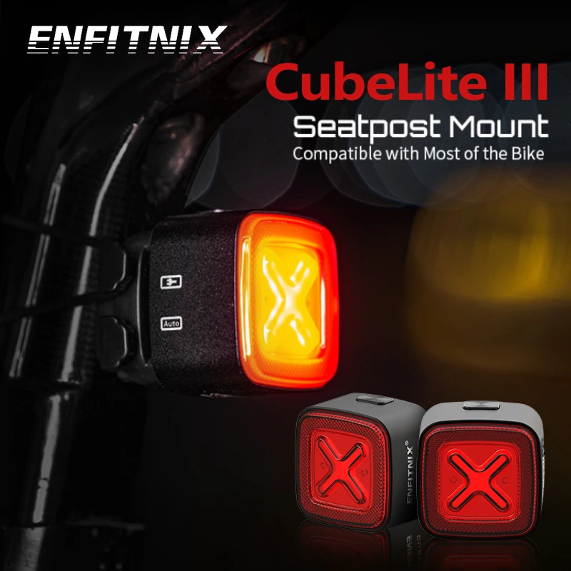 Rear Bike Led New Enfitnix CubeLite III SMART Tail Light Shopee - Main Image